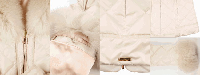 Rady 通販 フォックスファーキルティングダウンコート